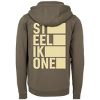 STEELIKONE Vertical Hoodie Backprint