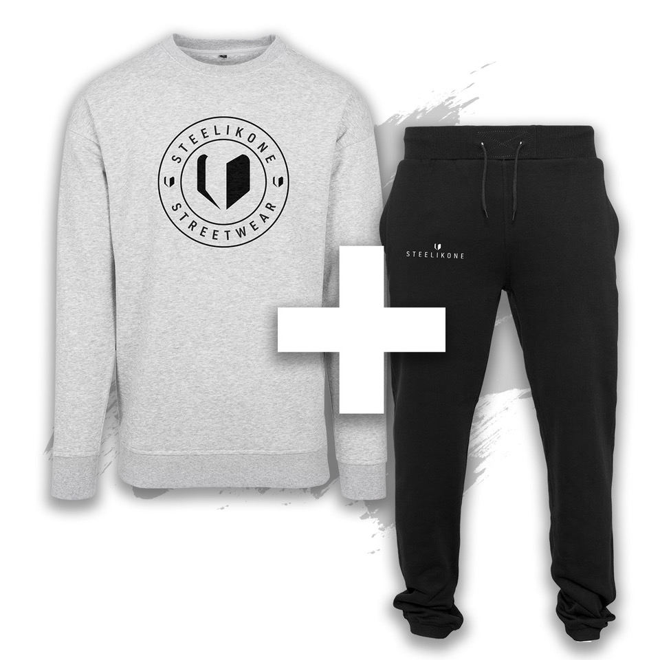 STEELIKONE - STREETWEAR  Bundle grey/black