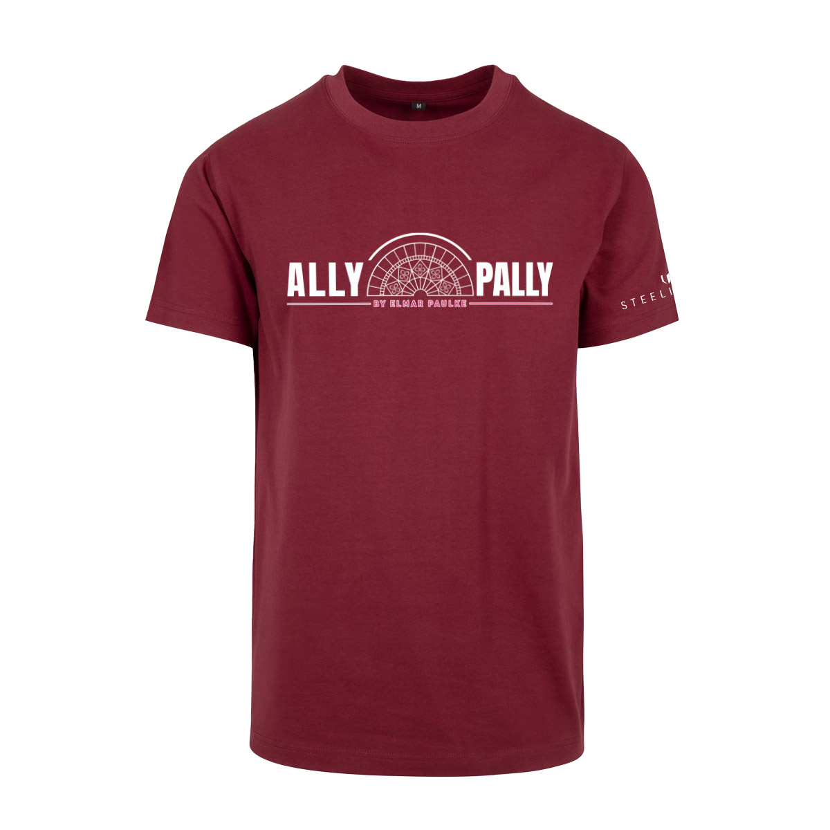 T-Shirt - "WM Shirt, Ally Pally" by Elmar Paulke [burgundy]