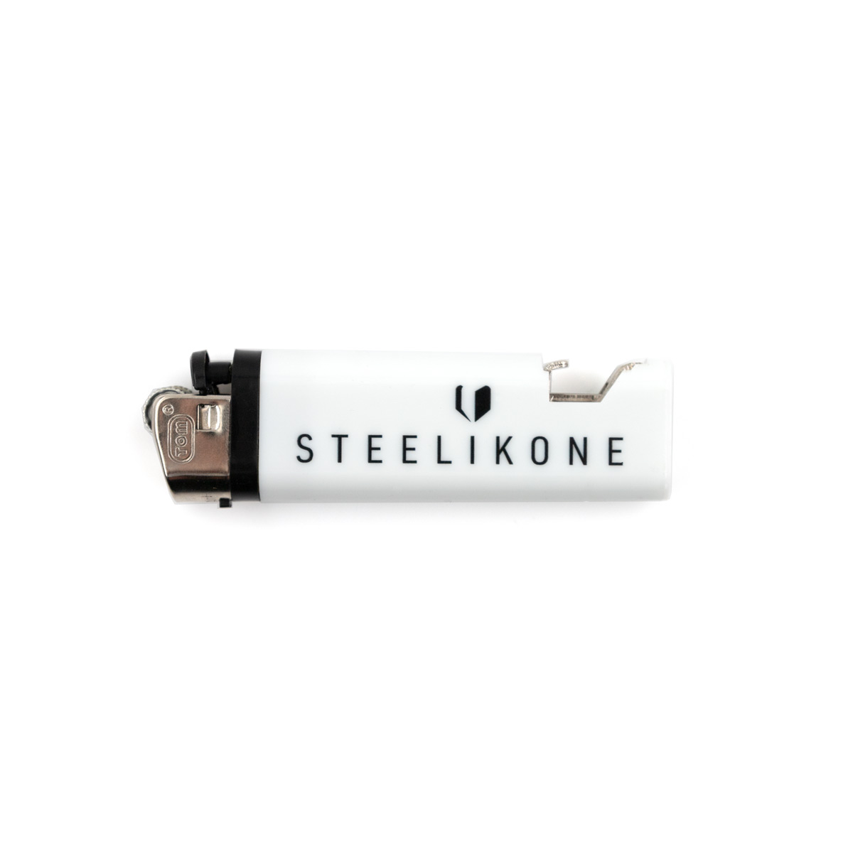 STEELIKONE Feuerzeug mit Flaschenöffner