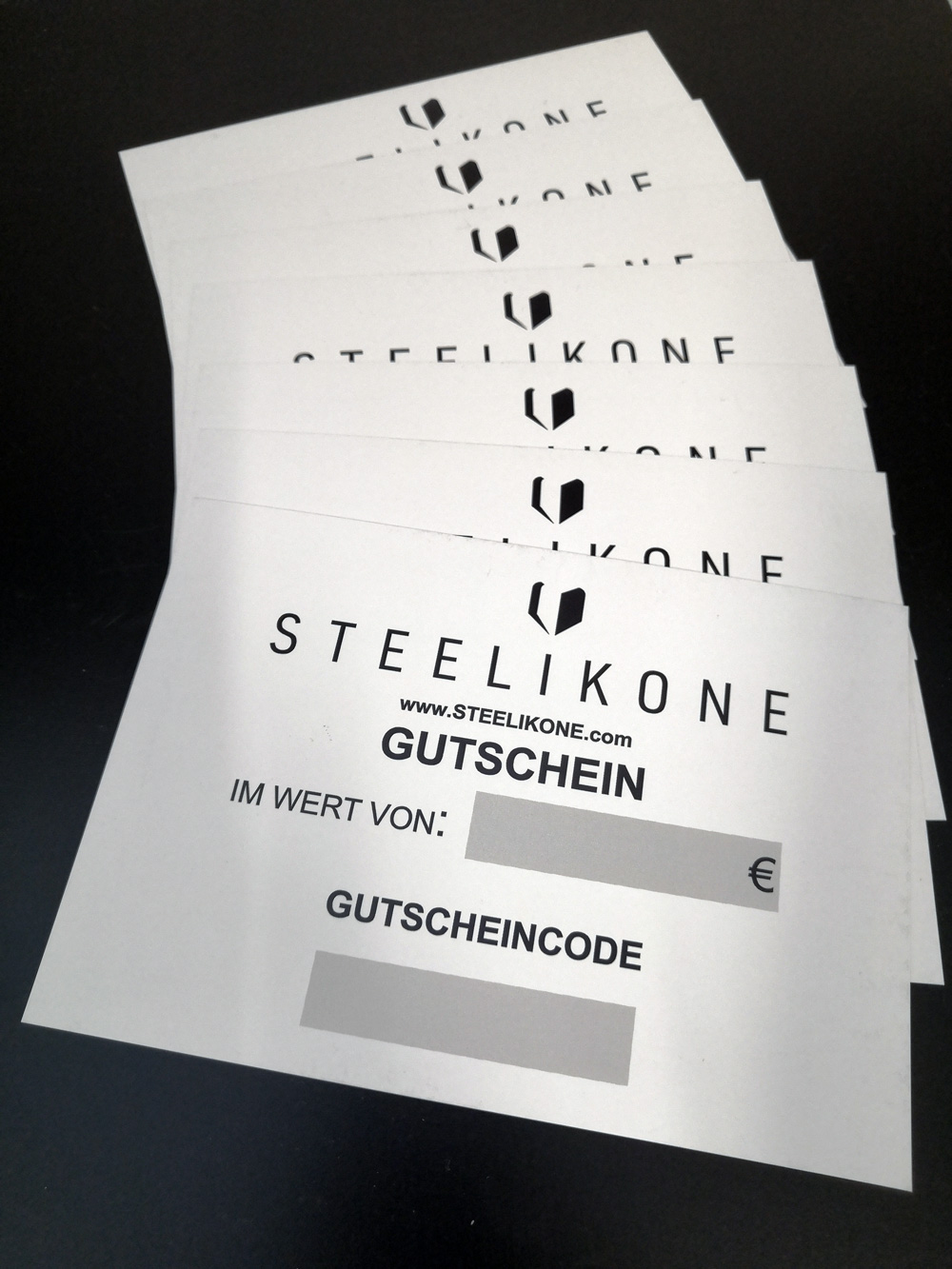 Gutschein Steelikone [gedruckt]
