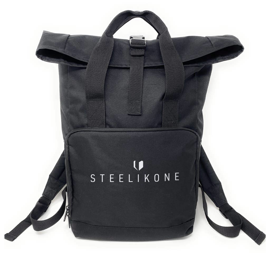 STEELIKONE Rucksack, Twin Handle Roll-Top Backback